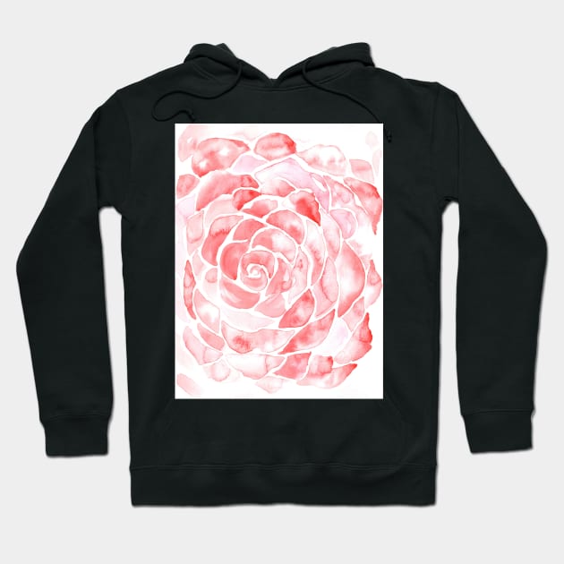 Scales of a Rose Flower Hoodie by RavensLanding